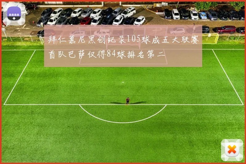 拜仁慕尼黑创纪录105球成五大联赛首队巴萨仅得84球排名第二